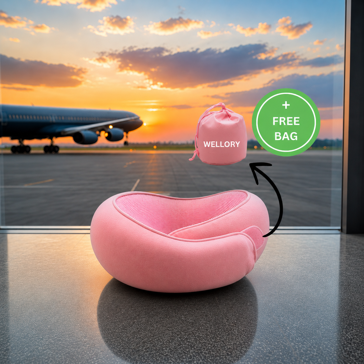 RelaxEase | Ergonomic Neck Pillow For Blissful Relaxation ✈️